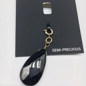 I.N.C. Choose Your Own Charm Tear Drop Black INC
